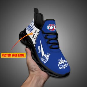 North Melbourne Kangaroos Personalized AFL Max Soul Shoes