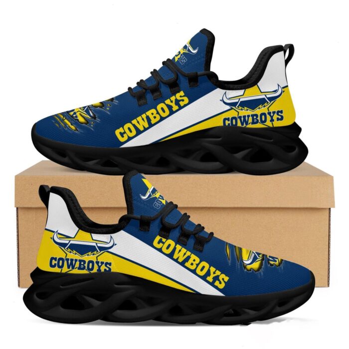 North Queensland Cowboys Black Shoes Max Soul MC