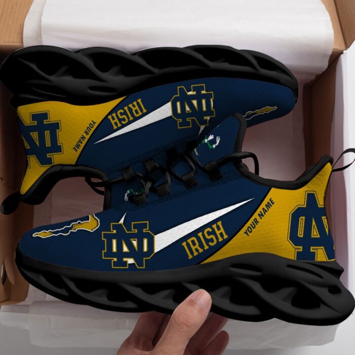 Notre Dame Personalized Luxury NCAA Max Soul Shoes