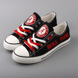 Novelty Design Alabama Crimson Tide Shoes Low Top Canvas Shoes