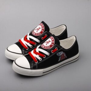 Novelty Design Alabama Crimson Tide Shoes Low Top Canvas Shoes