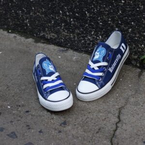 Novelty Design Duke Blue Devils Shoes Low Top Canvas Shoes