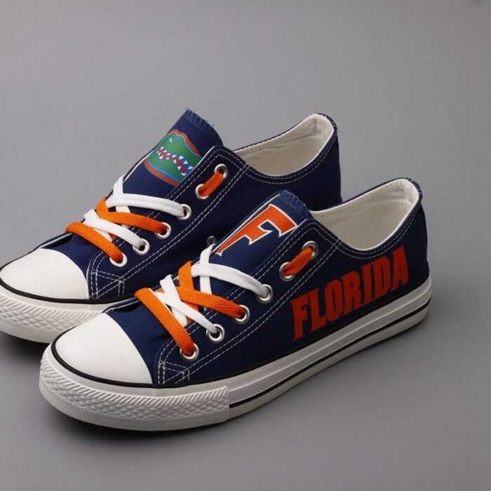 Novelty Design Florida Gators Shoes Low Top Canvas Shoes