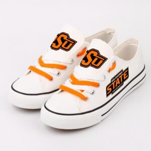 Novelty Design Oklahoma State Shoes Low Top Canvas Shoes