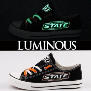 Novelty Design Oklahoma State Shoes Low Top Canvas Shoes