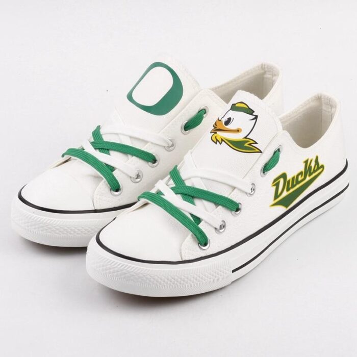 Novelty Design Oregon Ducks Shoes Low top Canvas Shoes