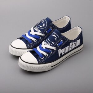 Novelty Design Penn State Shoes Low Top Canvas Shoes