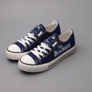 Novelty Design Penn State Shoes Low Top Canvas Shoes