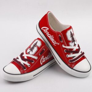 Novelty Design Stanford Cardinal Shoes Low Top Canvas Shoes