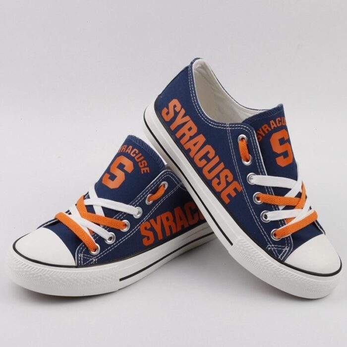 Novelty Design Syracuse Orange Shoes Low Top Canvas Shoes