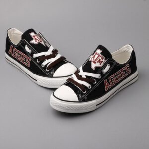 Novelty Design Texas A&M Aggies Shoes Low Top Canvas Shoes