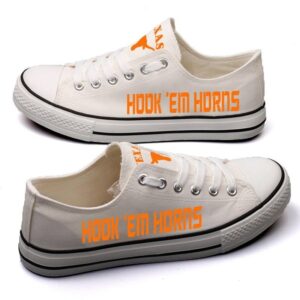 Novelty Design Texas Longhorns Shoes Low Top Canvas Shoes