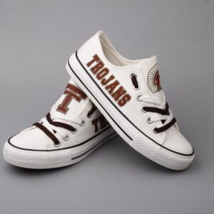 Novelty Design Troy Trojans Shoes Low Top Canvas Shoes