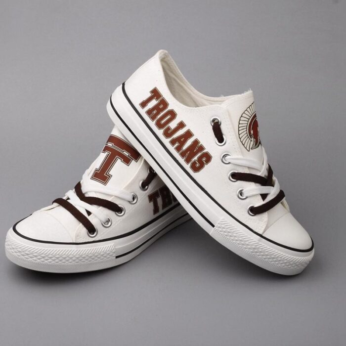 Novelty Design Troy Trojans Shoes Low Top Canvas Shoes