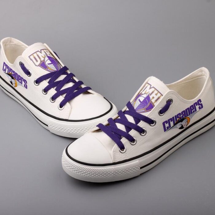 Novelty Design UMHB Crusaders Shoes Low Top Canvas Shoes