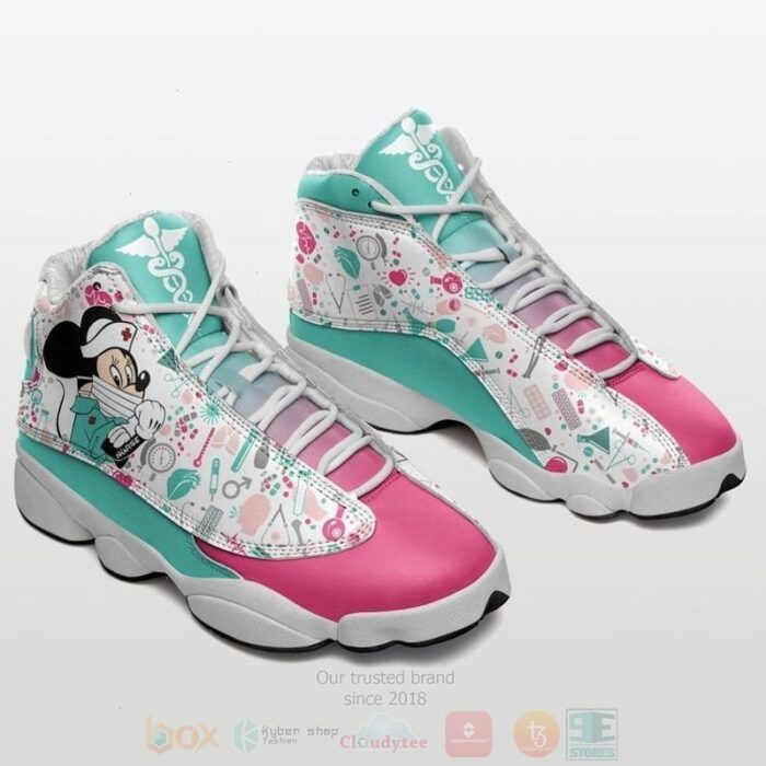 Nurse Mickey Mouse Disney Air Jordan 13 Shoes