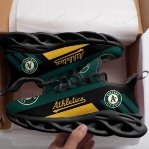 Oakland Athletics Black Shoes Max Soul