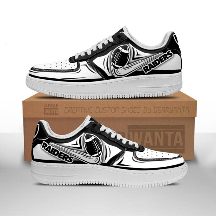 Oakland Raiders Air Sneakers Custom Fan Gift