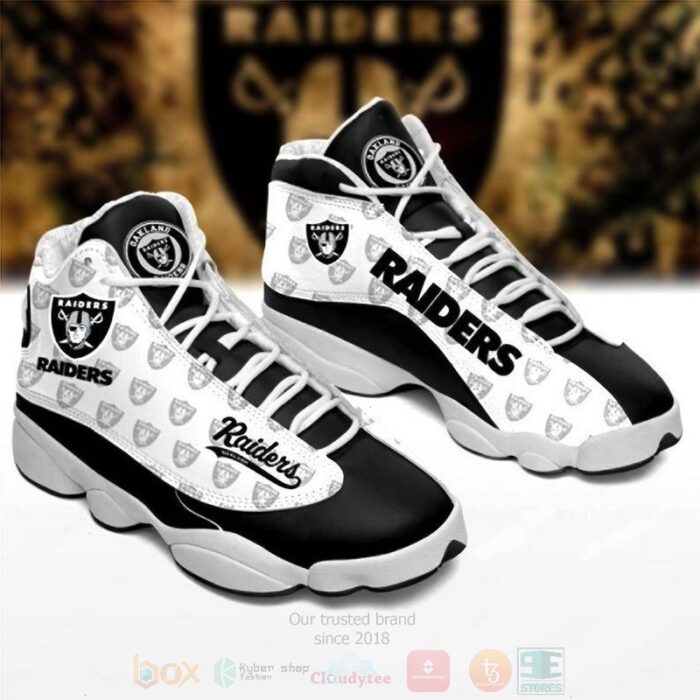 Oakland Raiders Football Nfl Air Jordan 13 Shoes