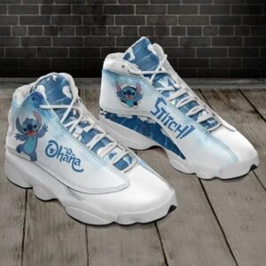 Ohana Lilo N Stitch Tennis Air Jordan 13 Sneaker Shoes 2