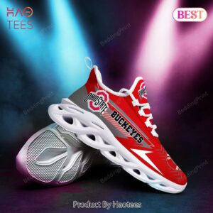 Ohio State Buckeyes NCAA Red Color Max Soul Shoes