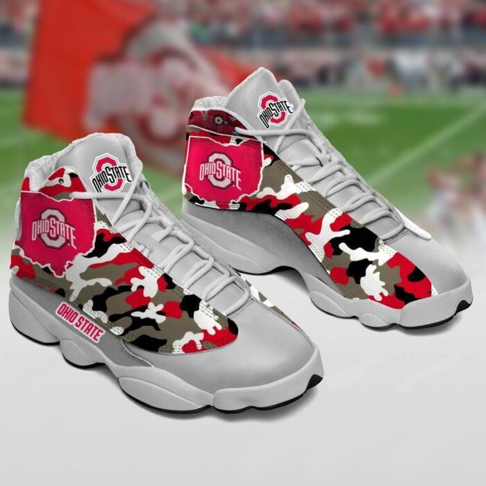 Ohio State Buckeyes Ncaa Ver 8 Air Jordan 13 Sneaker