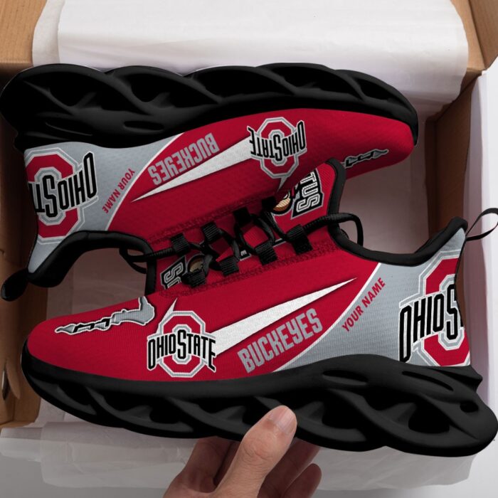 Ohio State Buckeyes Personalized Luxury NCAA Max Soul Shoes