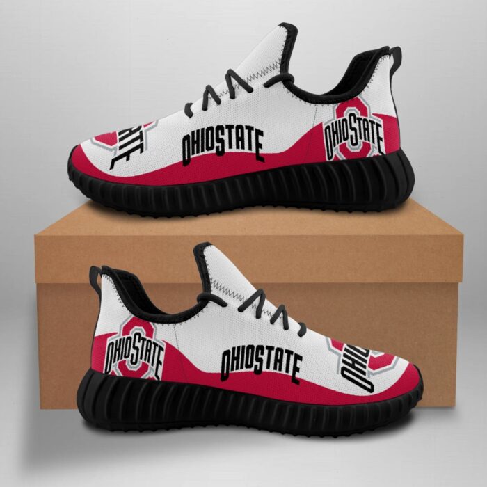 Ohio State Buckeyes Sneakers Big Logo Yeezy Shoes