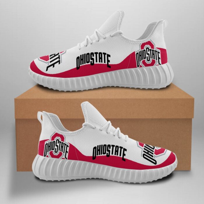 Ohio State Buckeyes Sneakers Big Logo Yeezy Shoes