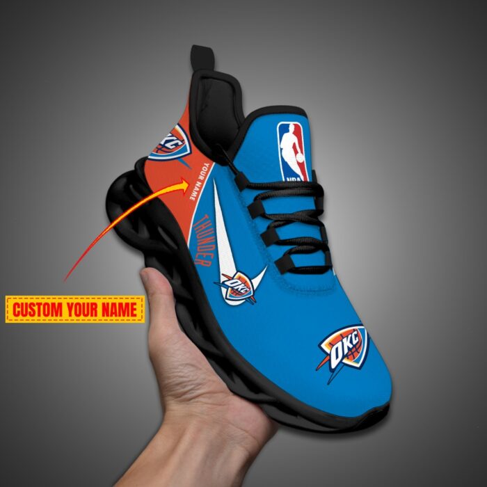 Oklahoma City Thunder Personalized NBA Max Soul Shoes