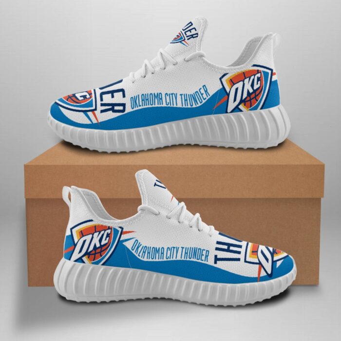 Oklahoma City Thunder Sneakers Big Logo Yeezy Shoes