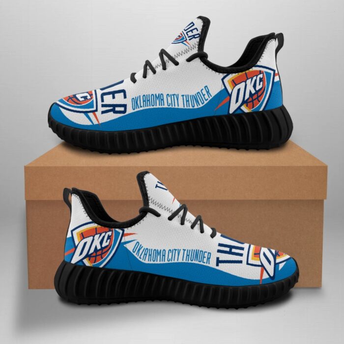 Oklahoma City Thunder Sneakers Big Logo Yeezy Shoes