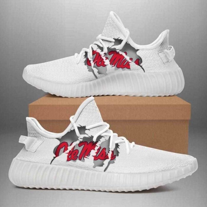 Ole Miss Rebels Yeezy Boost Shoes Sport Sneakers