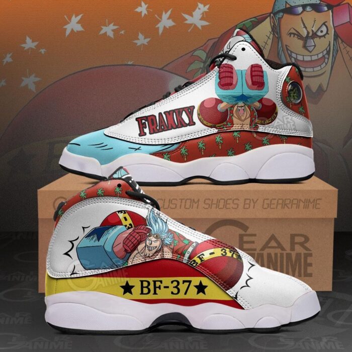 One Piece Franky Air Jordan 13 Sneaker Shoes