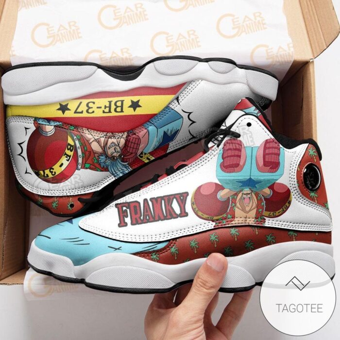 One Piece Franky Sneakers Custom Anime Air Jordan 13 Shoes