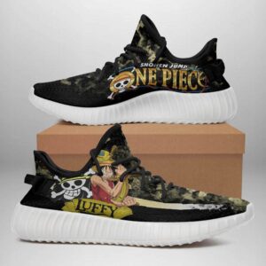 One Piece Luffy Yeezy Boost Shoes Sport Sneakers Yeezy Shoes