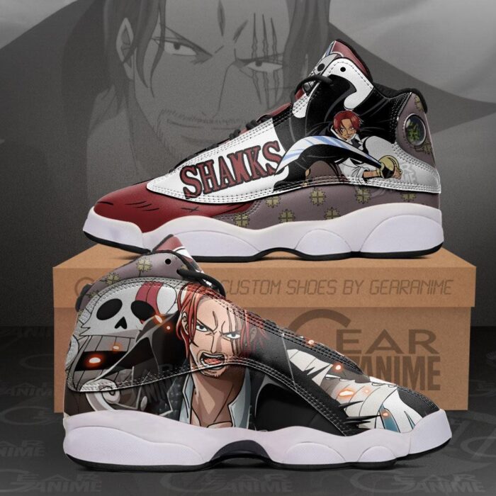 One Piece Red Hair Shanks Air Jordan 13 Sneaker Shoes