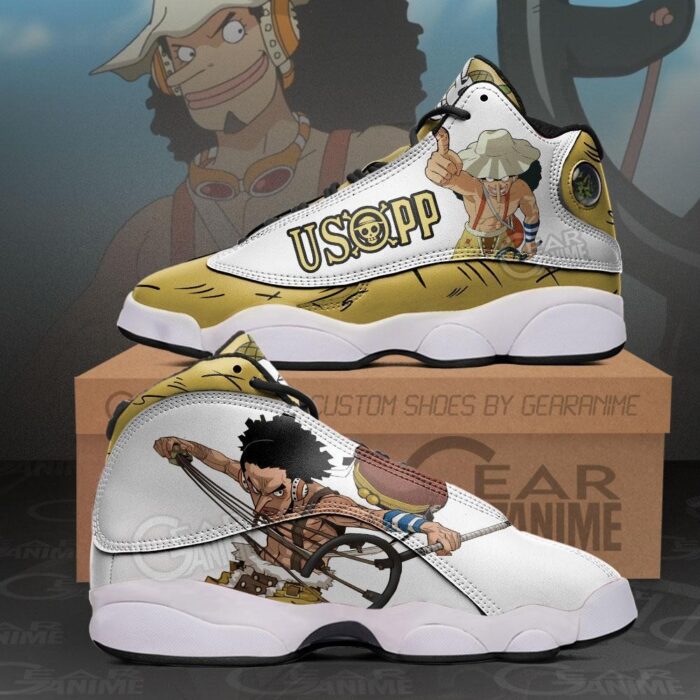 One Piece Usopp Air Jordan 13 Sneaker Shoes