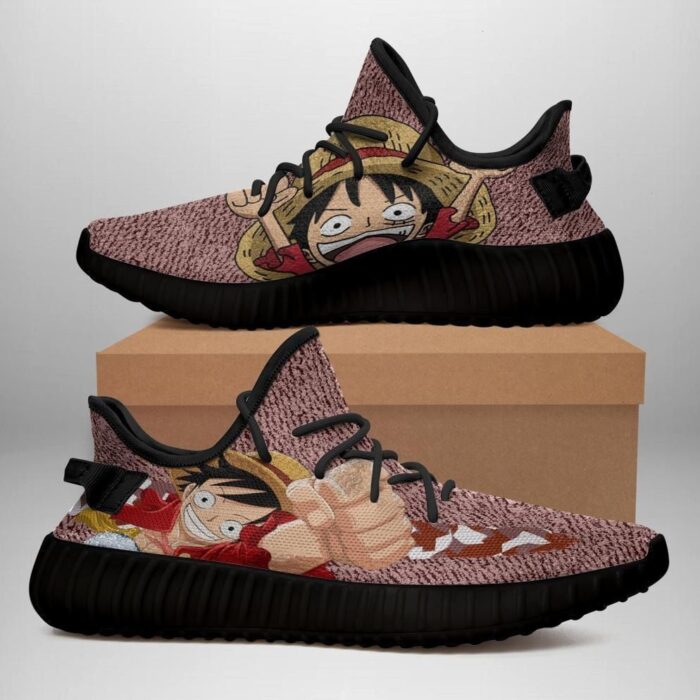 One Piece Yeezy Shoes Gift Idea For Him Son Boyfriend Father's Day