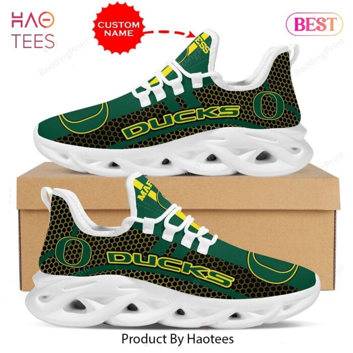 Oregon Ducks NCAA Green Color Max Soul Shoes