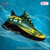 Oregon Ducks NCAA Green Gold Color Max Soul Shoes