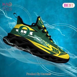 Oregon Ducks NCAA Green Gold Color Max Soul Shoes