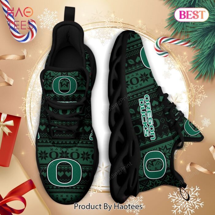 Oregon Ducks NCAA Green Mix Black Max Soul Shoes