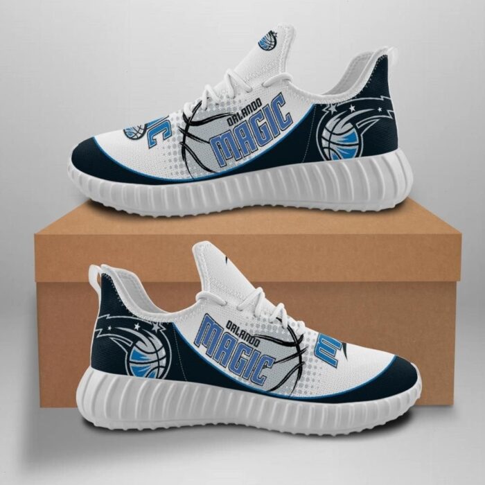 Orlando Magic Unisex Sneakers New Sneakers Basketball Custom Shoes Orlando Magic Yeezy Boost