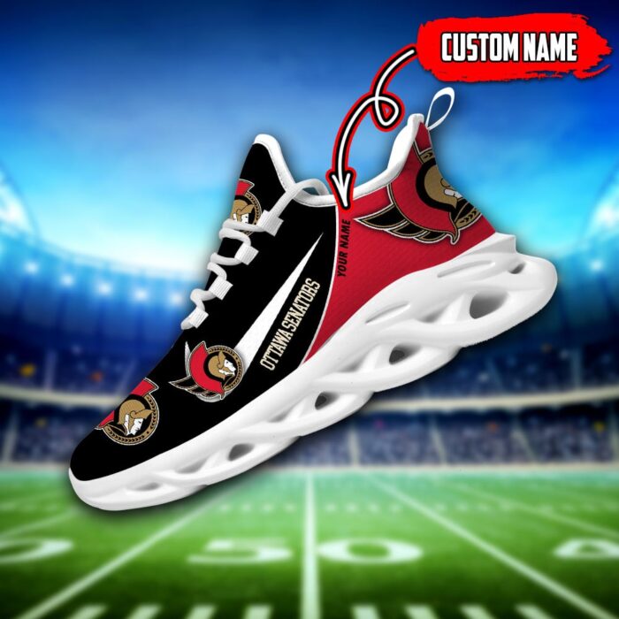 Ottawa Senators Custom Name NHL New Max Soul Shoes