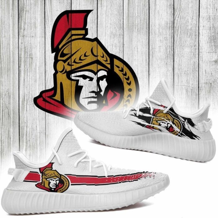 Ottawa Senators Nhl Yeezy Shoes Yeezy Sneakers Shoes Kid White Sole Black Sole Yeezy Sneakers Shoes