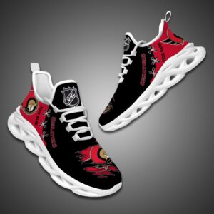 Ottawa Senators Personalized NHL Max Soul Shoes