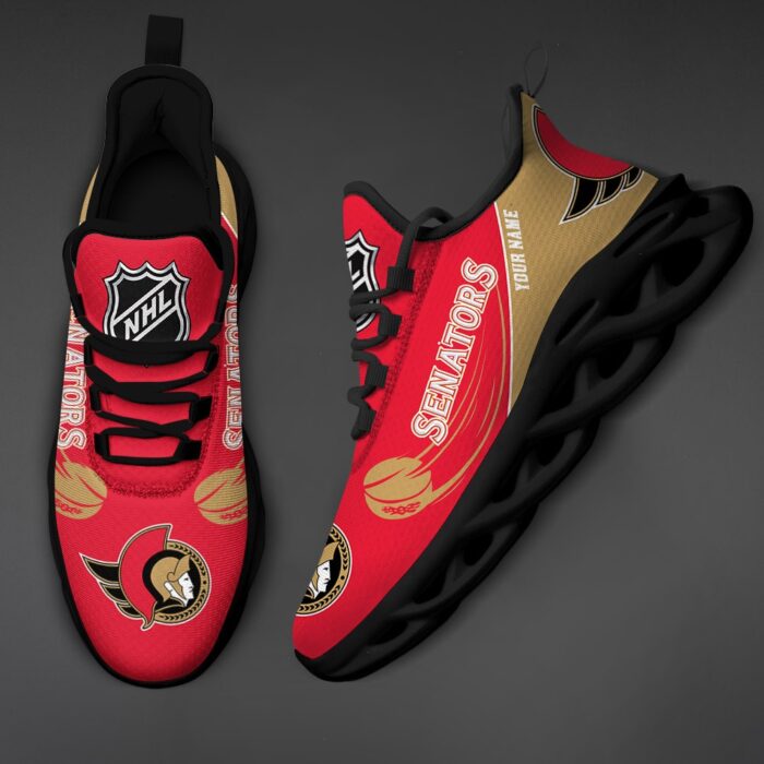 Ottawa Senators Personalized NHL New Max Soul Shoes