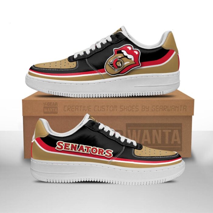 Ottawa Senators Sneakers Custom Force Shoes Sexy Lips For Fans