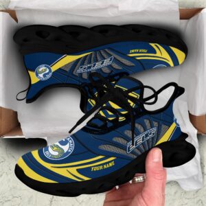 Parramatta Eels Custom Name NRL Max Soul Shoes